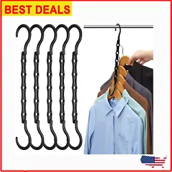 Sturdier plastic magic hangers with no sharp edges or burrs will protect your value clothes. Thicken cross bar prevent...