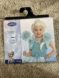 Disney Frozen Elsa Shrug / Bolero Color Blue. NEW - CHILD SIZE.