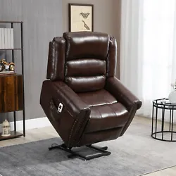 Make your life easier with this power lift recliner from HOMCOM. With a remote, you can sit or recline or stand without...