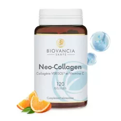 Neo-Collagen contient 2500 mg debiopeptides de collagène VERISOL B et de laVitamine C (50 mg). Dosage optimal et...