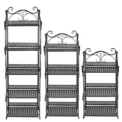 Your Best Choice For Shelf Rack Foldable Shelf Rack. 1 x 3/4/5 Layers Shelf Rack. No-Assembly, with foldable design, it...