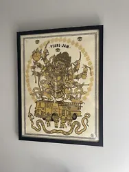 Pearl Jam Poster Denver 2022. Poster is in excellent condition. Came from the tube and directly into the frame. Auction...