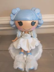 Lalaloopsy Ivory Ice Crystals Full Size Doll Holiday Collector Edition Globe Smoke free home