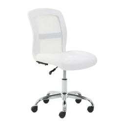 Sleek and modern chair is ideal for computer desks and gaming tables.