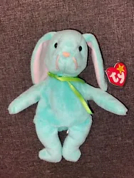 Ty Hippity the Green Bunny Beanie Baby 1996 MINT condition