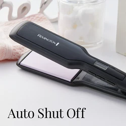 The ceramic plates with titanium protection coating heat up fast to create a smooth glide. 450°F High Heat - High heat...