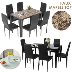 【Particle Board Top & Solid Structure】Superior Particle Board tabletop has good heat resistance and durability,...