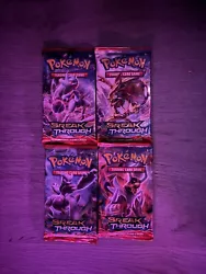 Pokemon XY Breakthrough 4 Sealed Booster Pack Full Art Set - Unweighed.