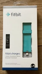 New!! Fitbit Charge 2 Accessory Band Teal Authentic Genuine Classic Size LargeSealed!! Brand new in box Comes from a...