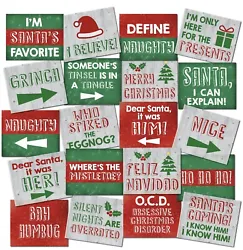 🥳 WINNING: Create the best Christmas Party ever with these fun photo booth prop signs! 🥳 INCLUDED: 20 Designs, 10...