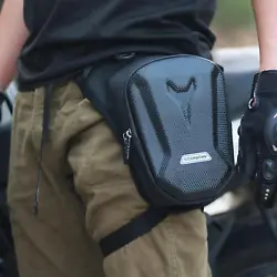 Motorcycle Leg Bag features a unique hard shell design that effectively protects the contents of your bag from impacts...