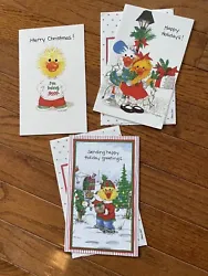 Suzy’s Zoo Vintage Christmas CardsAll measure approx 4 1/2 x 7 inches Merry Christmas dated 1991 XG8067 no envelope...