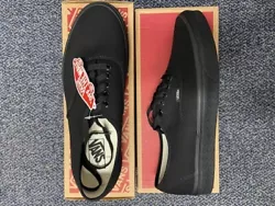VANS AUTHENTIC. 100% AUTHENTIC. COLOR BLACK / BLACK.