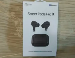 Brand New Pom Smart Pods Pro X True Wireless Earbuds and Portable Charging Case. Works with Google Assistant. For...