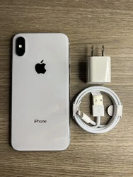 iPhone X Silver 256GB UnlockedFunctions PerfectlyCleanUnlocked for All CarriersNormal Signs of WearNew Cube & Charger...