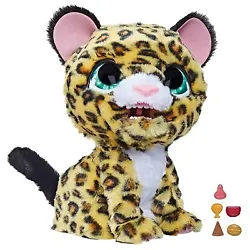 The furReal Lil’ Wilds Lolly the Leopard Animatronic Interactive Plush Toy is an exotic electronic pet that kids ages...