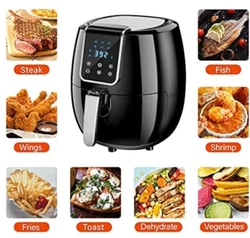 【Healthier Cooking】: What do you think of traditional frying?. delicious but not healthy?. Now, our air fryer is...