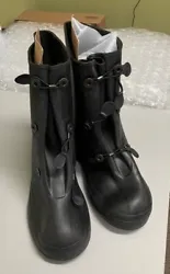THESE BOOTS ARE SIZE 9 IN BLACK.