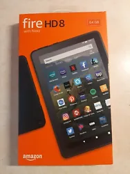 New Amazon Fire HD 8 10th Generation 64GB Wi-Fi 8in Display Black with Alexa.