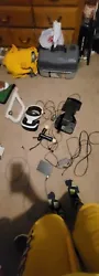All working, alittle dirty ps4 vr, 2 controllers, aim controller and charging stand