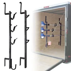 【FITMENT】3 place trimmer rack is suitable for mounting on enclosed trailers, and fits most straight-shaft trimmers....