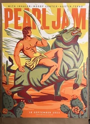 Purchased inside Moody Center on 9/18/2023. Will be shipped in a poster tube.