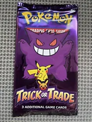 Pokemon Trick Or Trade Booster Pack Halloween 3 Card Pack 2022 Same Day Shipping. Hello,This includes one 3 card...