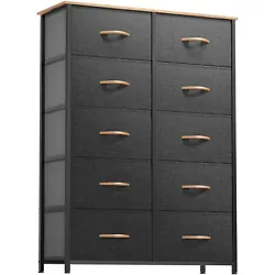 Use it to teach your children how to manage their stuff. 10 DRAWER DRESSER- This dresser for bedroom features...
