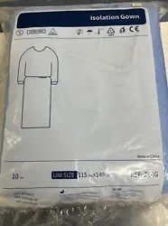 Disposable Isolation gowns.  Blue size XL.  3 Packages of gowns.  Open box- some gowns may be missing.  Price is...