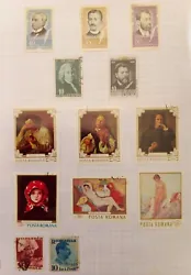 Collection De 279 Timbres Anciens - Posta Romana - Roumanie-A Voir!  À voir!  Plusieurs timbres rares! Belle...
