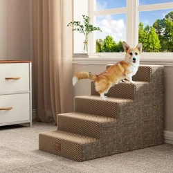 Multi-purpose: This functional pet staircase can help small pets with weak jumping ability to reach high places, help...