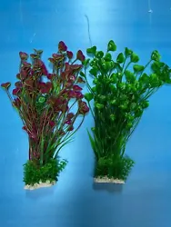 High quality artificial plastic aquarium plant for aquariums and fish tanks. Various colors assorted aquarium decor-...