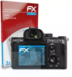 Ultra-transparent et à revêtement dur: atFoliX 3 x FX-Clear Protecteur décran pour Sony Alpha a7R IIIA - Made in...