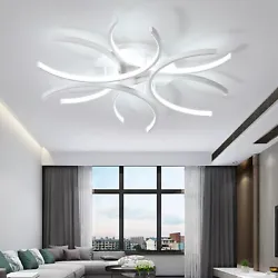 Modern Chandelier Dining Room Ceiling Light Pendant Lamp Fixture White IP 20 US. ♦ LIVING ROOM LIGHT: This model is...