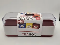 Keep your tea organized with this Joie MSC Red Tea Storage Box. The rectangular box has a contemporary style and a...