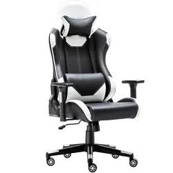 Ergonomic Design- Thicker backrest and seat cushion make you sit more comfortable. Fully Adjustable- Large angle...