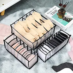 You dont need toworry about your drawer organizer getting dirty and being discarded. Strong practicability: The set has...