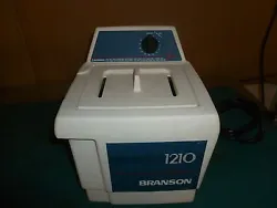 TheBranson 1210 is an ultrasonic cleaner.