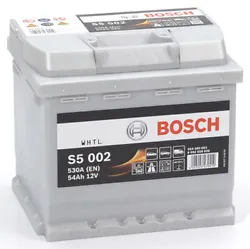 La batterie Bosch S5002 est 100% sans entretien: une fois montée, la batterie est prête à l’emploi. Vous n’avez...