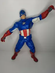 CAPTAIN AMERICA Marvel Comics Avengers 2012 Loose Action Figure Talks & Moves. Ready to Ship.