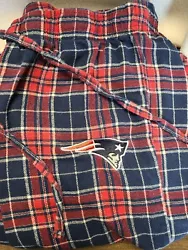 NEW ENGLAND PATRIOTS Womens Size Small Plaid Flannel Lounge Sleep Pants *PATS*. These sleep pants have no pockets and a...