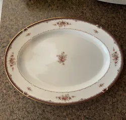 For sale is a lovely set of Noritake Bordeaux Pattern Large Oval Platter. It measures approximately 13 1/2