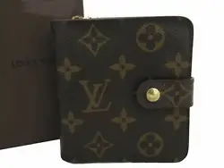 Il sagit dun authentique portefeuille Louis Vuitton Monogram Compact Zip Bifold garanti. Nous ne vendons PAS de copies....