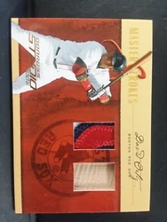 DAVID ORTIZ MASTERSTROKES BAT JERSEY PATCH RED SOX DONRUSS STUDIO 07/10.