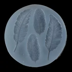 1Pc Feather drop silicone mold. Product material: silica gel.