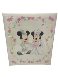 Disney Mickey and Minnie Wedding Photograph Album Brand New Vintage NOS
