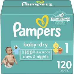 A good night’s sleep starts with a great diaper, and Pampers Baby-Dry diapers give you and your baby up to 100%...