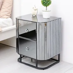 【Multi-function】The nightstand is an ideal storage cabinet for bedroom, living room, office, dorm and closet....
