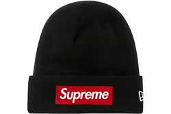 SUPREME FW22 NEW ERA BOX LOGO BEANIE BLACK. Condition is New with tags. Shipped with USPS First Class.