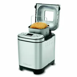 Enjoy freshly baked bread with ease using the Cuisinart CBK-100 Compact Automatic Bread Maker in Silver. The loaf size...
